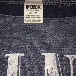A PINK sweatshirt
